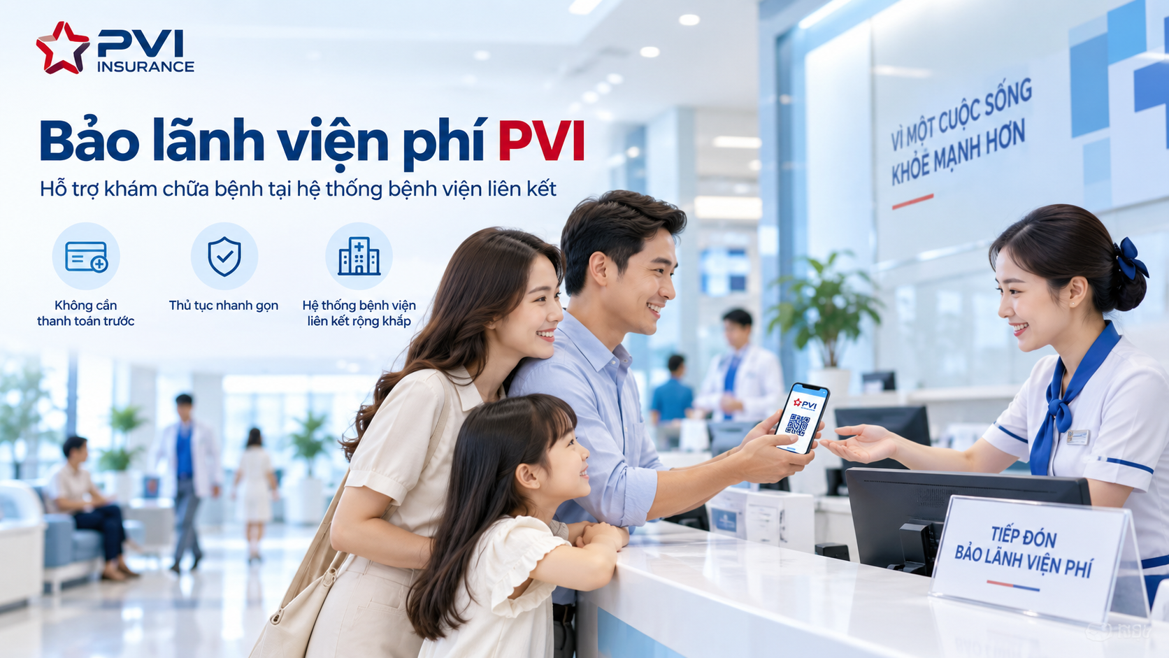 Dịch vụ bảo lãnh viện phí bảo hiểm sức khỏe PVI