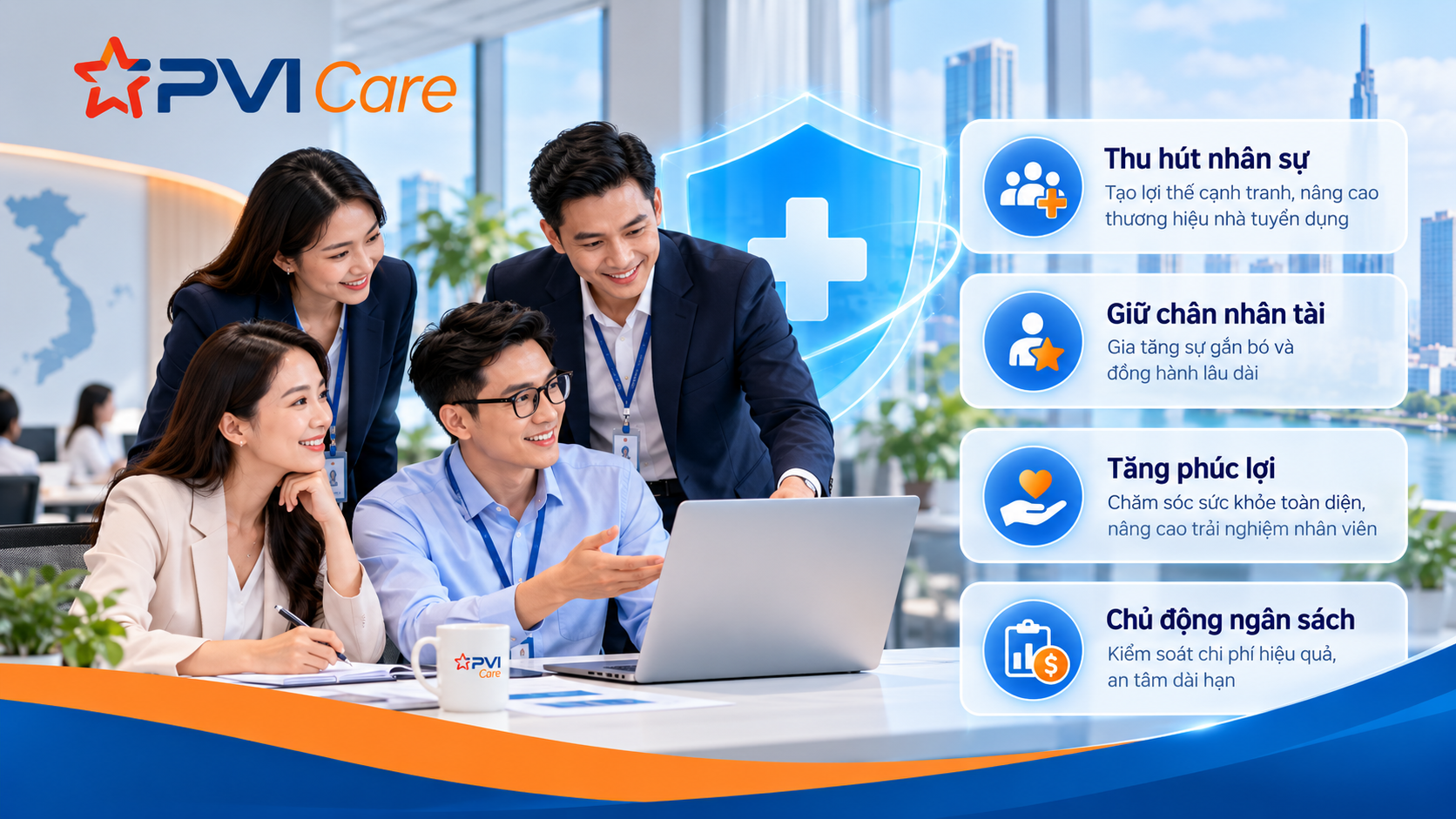 Quy trình tham gia bảo hiểm sức khỏe nhân viên PVI
