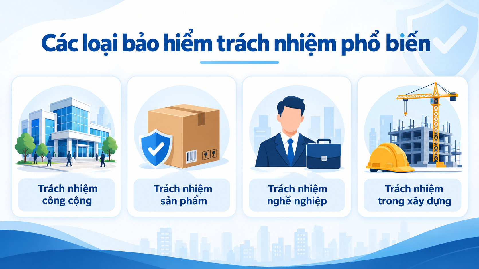 Các loại bảo hiểm trách nhiệm bên thứ ba phổ biến tại PVI